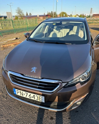 Peugeot 308 cena 35900 przebieg: 157715, rok produkcji 2014 z Konin małe 781